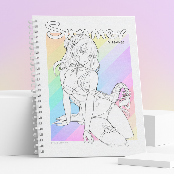 Summer in Teyvat - Coloring Book [Digital Copy]