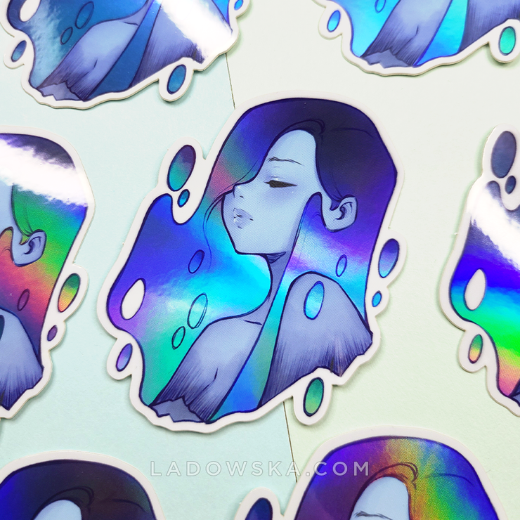 Teardrop Sticker