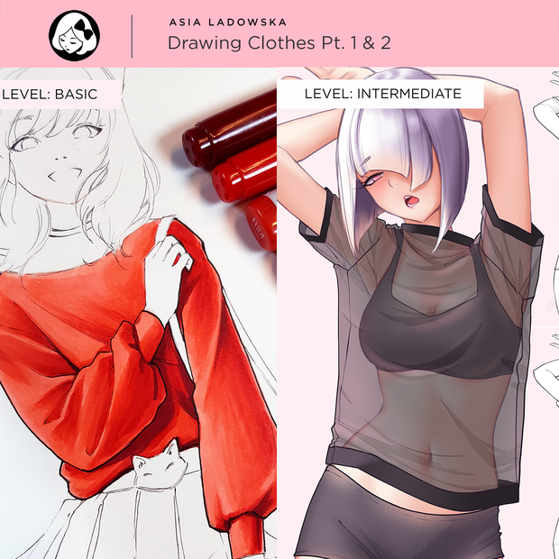 How to Draw Clothes part 1 & 2