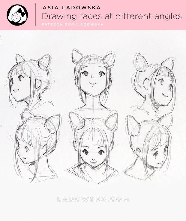 How To Draw a Manga Face + Bonus Lesson