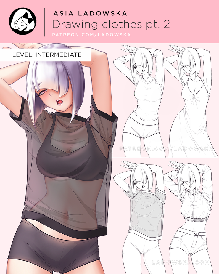 How to Draw Clothes part 1 & 2